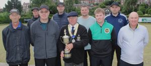 Quarter-final line-up in the final stages of the County Handicap at Old Shrewsbury
