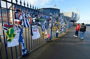 Fans have been paying their respects outside The Hawthorns