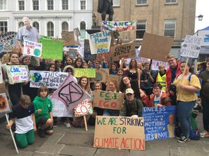 Supporting image for story: Students take to the streets over climate change