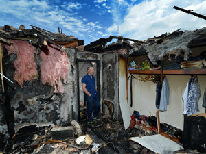 Supporting image for story: Devastating: Family return from night out to find home destroyed
