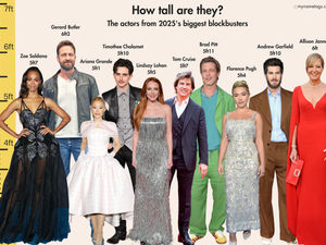 Supporting image for story: Petite powerhouses and towering leads: The heights of 2025’s biggest blockbuster stars revealed