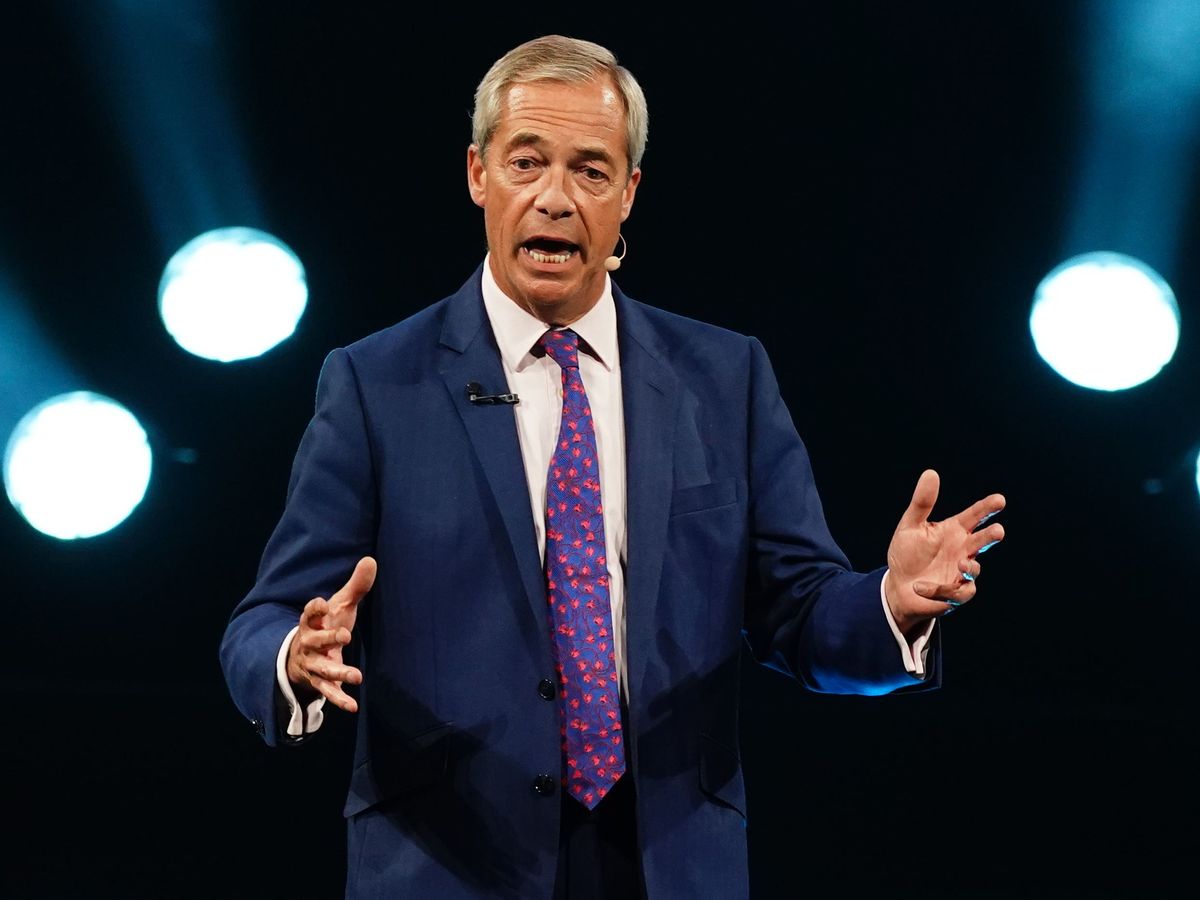 Farage ends conference with unity plea after rowing back on small boats pledge