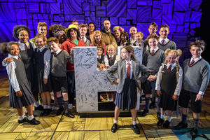 Matilda The Musical cast at the premiere of Matilda The Musical at Birmingham Hippodrome. Photo by: Simon Hadley