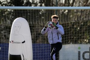 Josh Griffiths in Albion training.  (Photo by Adam Fradgley/West Bromwich Albion FC via Getty Images)