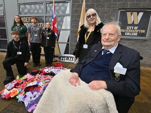 Supporting image for story: 101-year-old RAF veteran joining Wolverhampton City College students in poignant Armistice ceremony