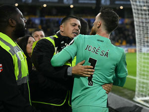 Supporting image for story: Jose Sa involved in angry confrontation with Wolves fan during Bournemouth clash