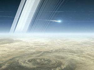 Supporting image for story: These images of Cassini’s final moments are breathtaking
