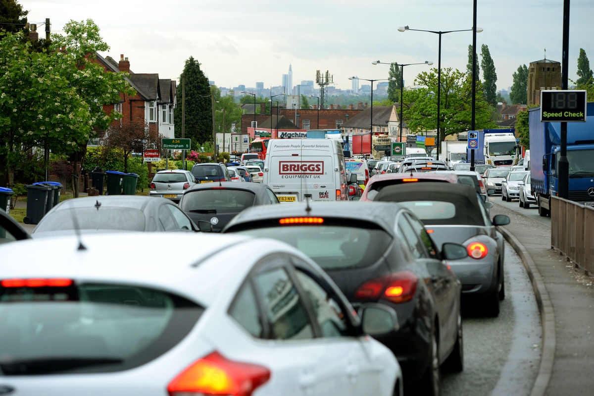 Crash at busy Great Barr junction causes standstill traffic