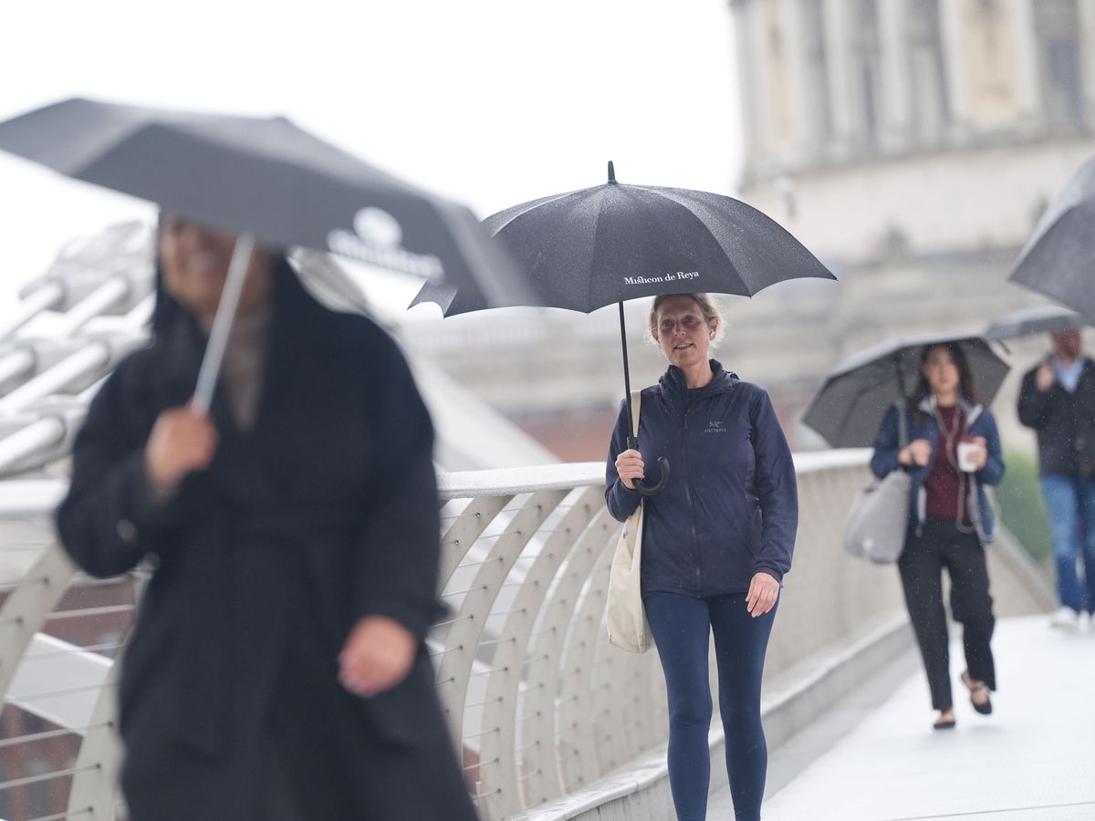 Thunderstorm warning issued as parts of England and Wales face weekend deluge