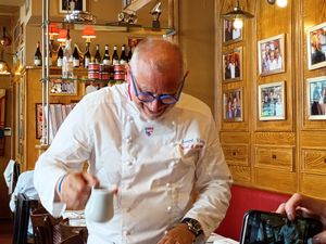 Michelin-starred chef Joseph 'Pepo' Viola shows off his culinary skills at Daniel et Denise