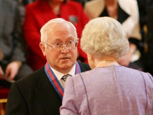 Oleg Gordievsky with the Queen