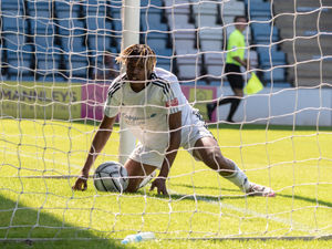 Supporting image for story: AFC Telford's Tyrell Hamilton has got international aim
