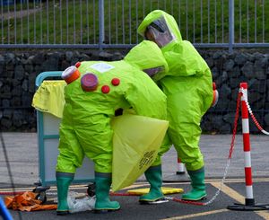 A live training exercise to test the emergency response to a major incident was held at the Princess Royal Hospital in Telford on Wednesday
