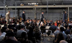 A Peaky Blinders themed fashion show