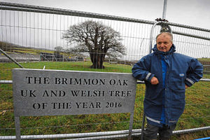Farmer Mervyn Lloyd Jones whose family own the land