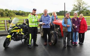 Supporting image for story: Blood Bikes and Llandrindod Leg Club Benefit From Llanddewi Tractor Run