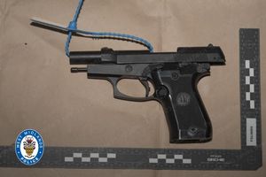 This pistol was among a number of guns seized by the major crime team
