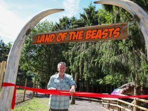 Supporting image for story: Walking with Dinosaurs presenter officially opens 'Land of the Beasts' attraction