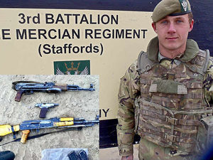 Supporting image for story: Rebel guns seized after desert chase by Midland soldiers