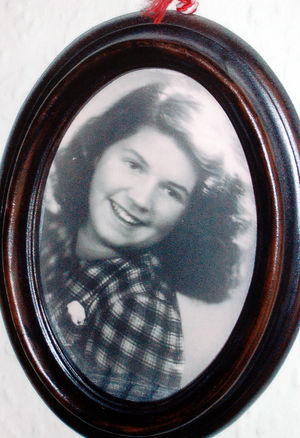"Margareta," seen here aged 13, became stateless when her family was expelled from the Sudetenland.