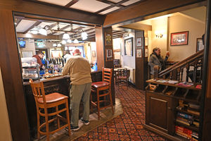 The bar is accessible on two sides