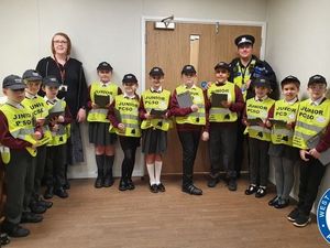Supporting image for story: Youngsters completed training to begin policing in their area