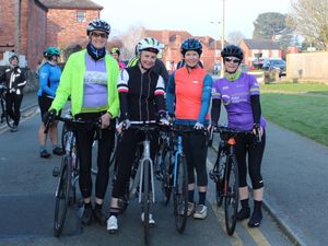 Supporting image for story: Bike challenge raises £4,000 for hospital charity