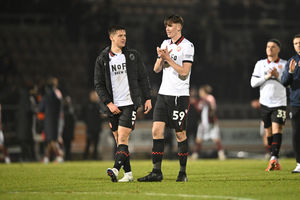 Stan Straw made his second senior start for Walsall after featuring in all five games in the EFL Trophy this term.