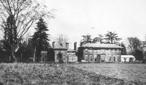 Hinstock Hall was the airfield's officers' mess, and scene of a near tragedy on VE Day.