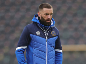 Supporting image for story: Aaron Wilbraham rallies Shrewsbury Town troops as best he can after a ‘scary’ few days