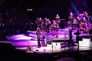 Neil Diamond performs at Arena Birmingham. Picture: Chris Rawlins