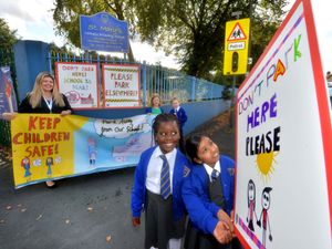 Supporting image for story: Pupils at school plagued by parking troubles take matters into own hands after lollipop lady retires