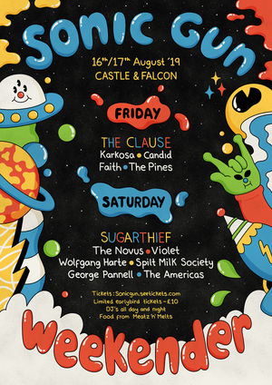 The festival line-up poster