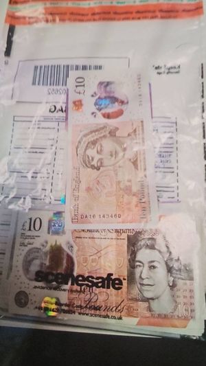 Around £500 was found in the car. Photo: Staffordshire Police