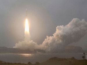 Supporting image for story: Japan launches defence satellite carried by new flagship H3 rocket