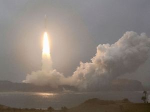 Supporting image for story: Japan launches defence satellite carried by new flagship H3 rocket