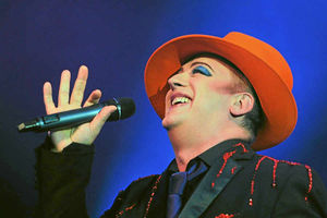 All about the boy – performing at the Isle of Wight Festival in 2011