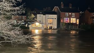 The River Severn in Newtown. photo:  H18-PDW photography