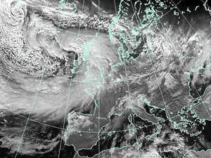 Supporting image for story: Shropshire on flood alert as rain and gales batter UK