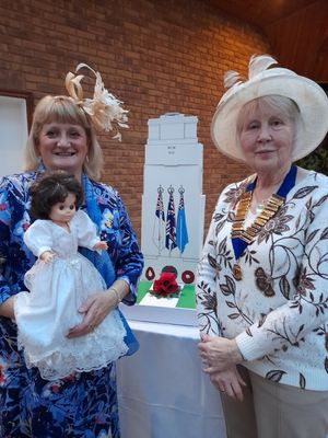 Kath Reynolds Speaker with Anne Bumford Chairman