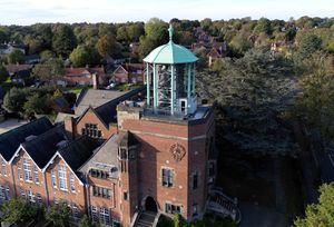 The Bournville Carillon, which sits at the top of Bournville Junior School.