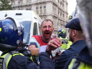 Supporting image for story: Police ‘assaulted’ and face ‘aggression’ from Tommy Robinson protesters