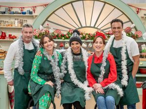 Supporting image for story: Soap star crowned winner of Great Christmas Bake Off special