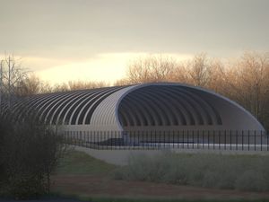 Artist's impression of the bat tunnel at Sheephouse Wood