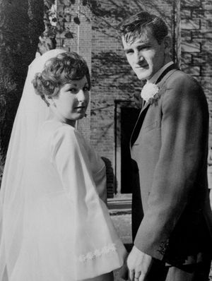 The couple were married in October 1968