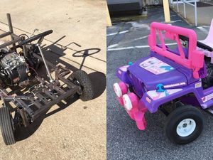 Supporting image for story: Want to see what a 250cc Barbie Jeep looks like in motion? Of course you do