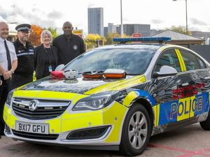Supporting image for story: 'Carrying a knife could cost a life' - West Midlands Police Chief Constable unveils 'eye-catching' knife crime car