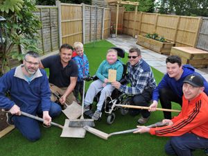 Supporting image for story: Special garden created for brave Market Drayton youngster Jake