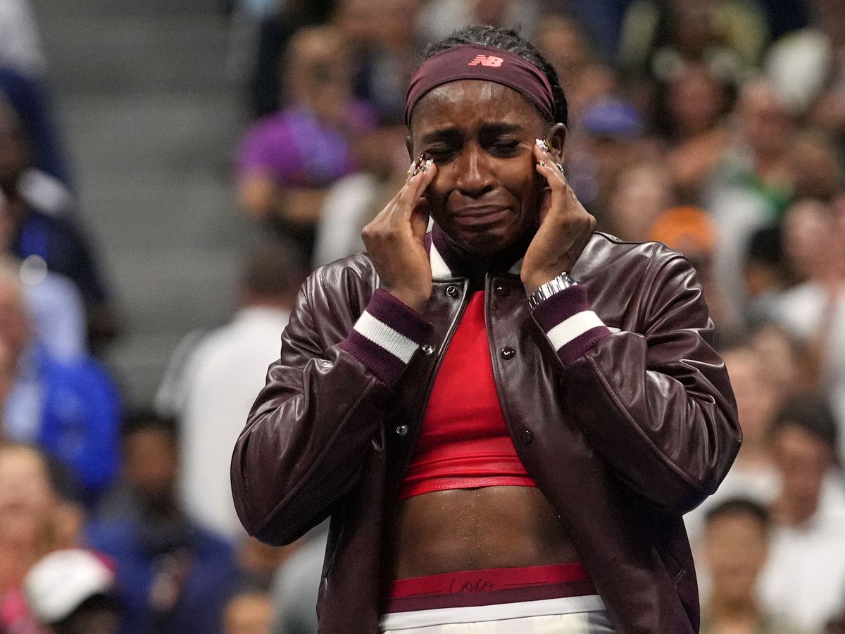 Coco Gauff survives teary moments to battle past Donna Vekic