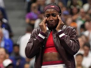 Supporting image for story: Coco Gauff survives teary moments to battle past Donna Vekic